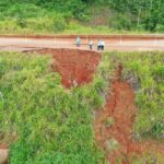 Brasil Novo: Cratera se abre na BR-230 e oferece risco ao tráfego