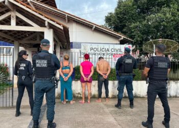 Três suspeitos de tráfico de drogas são presos em Porto de Moz, PA