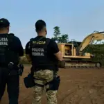 PF interrompe atividade de mineradora clandestina no sul do Pará