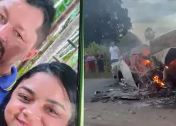 Casal morre carbonizado após colisão entre carro de passeio e caminhão na PA-124