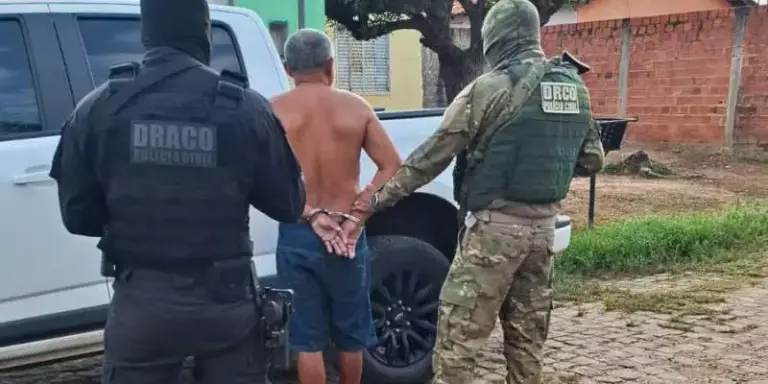 A ação resultou na captura de dois homens envolvidos no crime de extorsão mediante sequestro contra funcionários de uma agência bancária do município de Santa Maria do Pará (Divulgação / PC)