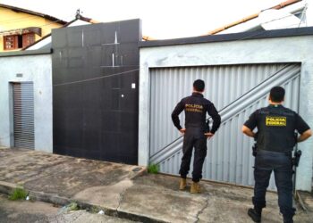 PF cumpre mandados em Marabá, no Pará. — Foto: Reprodução / PF-PA