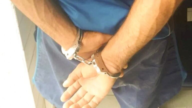 Homem é preso após ameaçar com faca mulher que não aceitou pedido de namoro no interior do Pará — Foto: Reprodução/PCPA