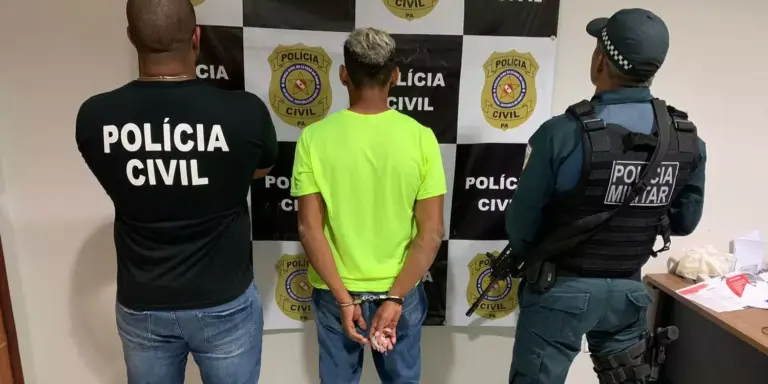 Cilomax Dias dos Santos, suspeito de matar a facadas a ex-companheira Ocikelma Freitas da Cunha, de 25 anos, foi preso preventivamente pela Polícia Civil, na noite de quinta-feira (2). (Divulgação / PC)