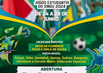 Altamira: Jogos Estudantis do Xingu (JEX) têm início nesta segunda-feira, dia 24