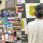 Homem é preso por exercício ilegal da medicina e adulteração de produtos terapêuticos, em Belém