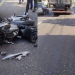 Motociclista morre após ser atingido por caminhão, em Belém