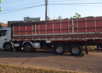 Em fiscalização realizada pela Sefa, foram apreendidas 28 toneladas de milho, transportadas com nota fiscal irregular. Crédito: Agência Pará