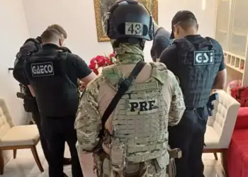 Operação Locus II - Fase Terra Prometida cumpriu 27 mandatos de busca e apreensão em residências de suspeitos. (Divulgação / PRF)