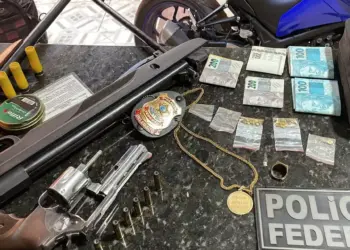 Materiais apreendidos na segunda fase da Operação Bruciato deflagrada da Polícia Federal (PF) nesta quarta-feira (11/09). (Divulgação / Polícia Federal)
