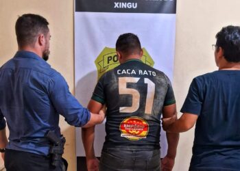 Homem é preso em flagrante por agredir a companheira, em Vitória do Xingu