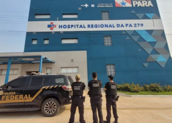PF prende homem dentro de hospital com imagens de abuso sexual infantojuvenil no Pará — Foto: Divulgação/PF PA