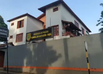 Delegacia da Polícia Federal em Santarém — Foto: Sílvia Vieira/g1