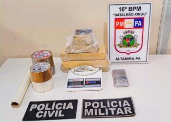 Homem é preso com drogas após perseguição policial em Altamira, no Pará