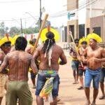 Indígenas Kayapó bloqueiam acesso ao aeroporto de Altamira em protesto contra a Norte Energia