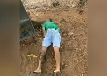 No local, constataram que a vítima possuía ferimentos de disparos de arma de fogo. Um dos tiros teria atingido a testa de Carlos Eduardo (Foto: Redes sociais)