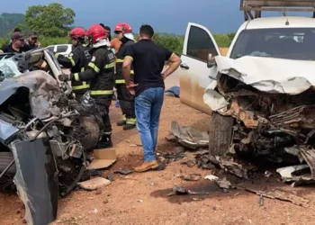 Pai e filho morrem em acidente fatal na BR-163, no Pará. (Reprodução / Redes sociais)