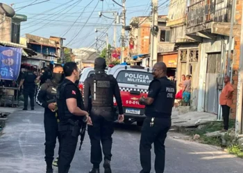 O sargento foi morto a tiros na tarde deste domingo (10/11), no bairro da Sacramenta (Foto: Wesley Costa | Especial para O Liberal)