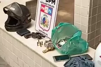 Objetos apreendidos pela PM. (Foto: Blog do Pião)