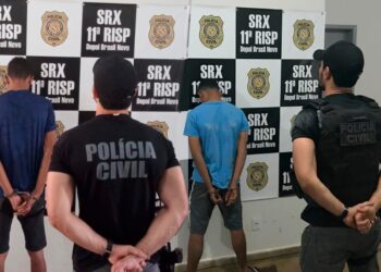 Em Brasil Novo, dois homens são presos por furto e tráfico de drogas