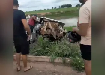 Acidente ocorreu na manhã desta quarta-feira (25). (Reprodução/ Correio de Carajás)