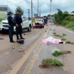 Mulher morre em acidente de moto na BR-222, na Nova Marabá