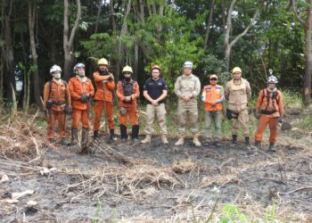MP acompanha operação de combate a incêndios em Porto de Moz (PA)