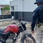 Polícia recupera motocicleta roubada, em Novo Repartimento