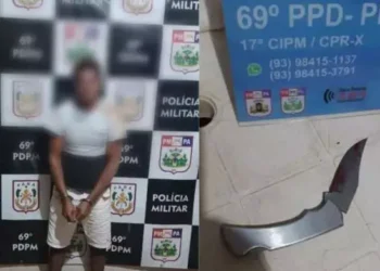Suspeito de homicídio foi preso em Placas no Ano Novo. (Polícia Militar)