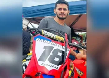 A imagem mostra a vítima que morreu ao consertar uma caçamba. (Foto: Reprodução | Correio de Carajás)