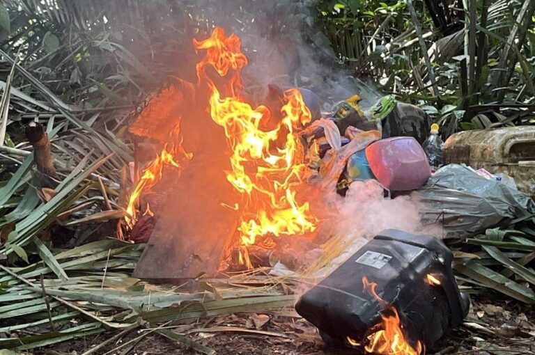PF fecha garimpo ilegal no sudeste do Pará