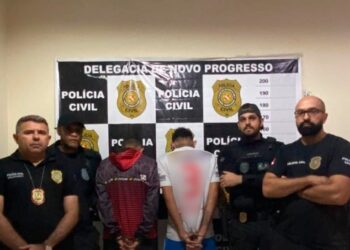 Polícia Civil elucidou três homicídios ocorridos em Novo Progresso por assassinato de aluguel Matheus de Vargas e comparsa Adiel Lima Júnior. (Divulgação / Polícia Civil)
