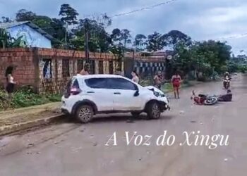 Grave acidente em Altamira deixa duas vítimas, uma delas com ferimentos graves