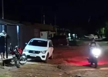 Capacete salvou vítima de assalto em Santarém na noite de sexta-feira (07/03).