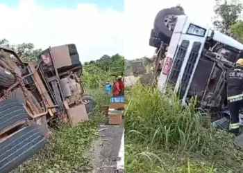 Motorista morre em acidente de trânsito em Paragominas. (Foto: Redes Sociais)