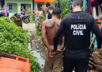 O homem foi localizado no imóvel onde reside e confessou o crime, momento em que recebeu voz de prisão em flagrante. (Divulgação/ PC)