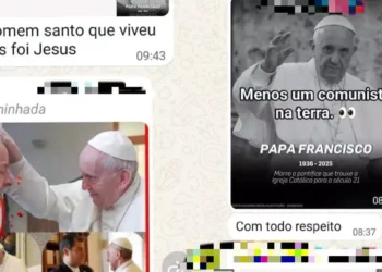 As mensagens foram divulgadas por meio de prints que vazaram nas redes sociais. (Reprodução)