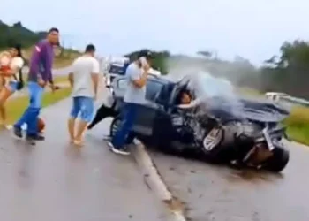 A PRF ainda não divulgou detalhes sobre a dinâmica da colisão. (Reprodução/ redes sociais