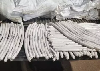 Material explosivo apreendido. (Foto: PRF MT)