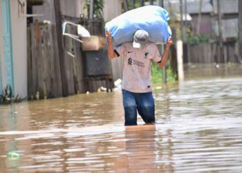 Cheia Rio Acre enchente — Foto: Jean Lopes/Emater