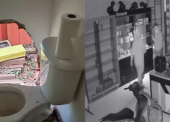 Loja invadido pelos suspeitos em Uruará. (Foto: O Giro)