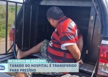 VÍDEO: Acusado de assédio sexual em hospital de Senador José Porfírio é transferido para o Complexo Penitenciário do Xingu