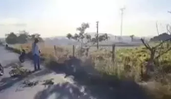 Local do acidente fatal em Parauapebas, no sudeste paraense (Foto: Reprodução Redes Sociais)