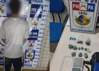 Adolescente suspeito de envolvimento no tráfico (Divulgação)