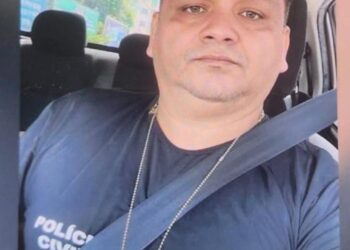 A vítima foi identificada como Adalberto Costa Almeida, chefe de operações da PC em Paragominas — Foto: Arquivo Pessoal