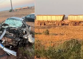 Cinco pessoas morrem em colisão entre carro e caminhão em Dom Eliseu. (Foto: Redes Sociais)