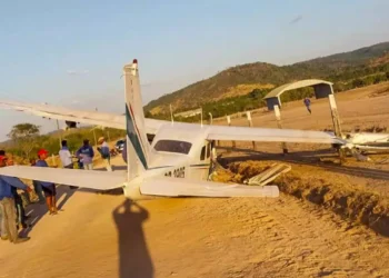 Avião foi apreendido com 435 Kg com cocaína nas proximidades de Santana do Araguaia, no sul do Pará. (Divulgação / Polícia Militar)