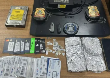 Operação combate grupo que invadia contas de clientes da Caixa Econômica Federal em Belém. (Foto: Polícia Federal)