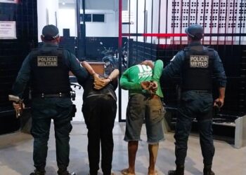 Dupla suspeita de roubar motocicleta é presa pela PM em Altamira (PA)