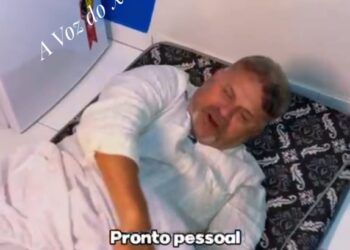 Prefeito Luiz Carlos - no gabinete da Prefeitura de Anapu